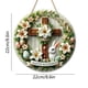 thumbnail image 3 of Decoraciones de Pascua, adornos de Pascua, regalos de Pascua, decoración de puerta de Pascua, decoración de pared, puerta de primavera, pintura rural, colgante de madera, decoración de escena de festi, 3 of 6