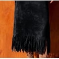 thumbnail image 6 of THDHVS Casual Skirts for Women,High Waist Faux Suede Loose Casual Fringe Long Skirt,Women's Skirts, 6 of 6
