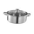 thumbnail image 3 of Olla de acero inoxidable, olla de cocina, tapas ergonómicas de vidrio para , olla caliente, utensilios de cocina, olla de inducción para cocina, , 28cm, 3 of 8