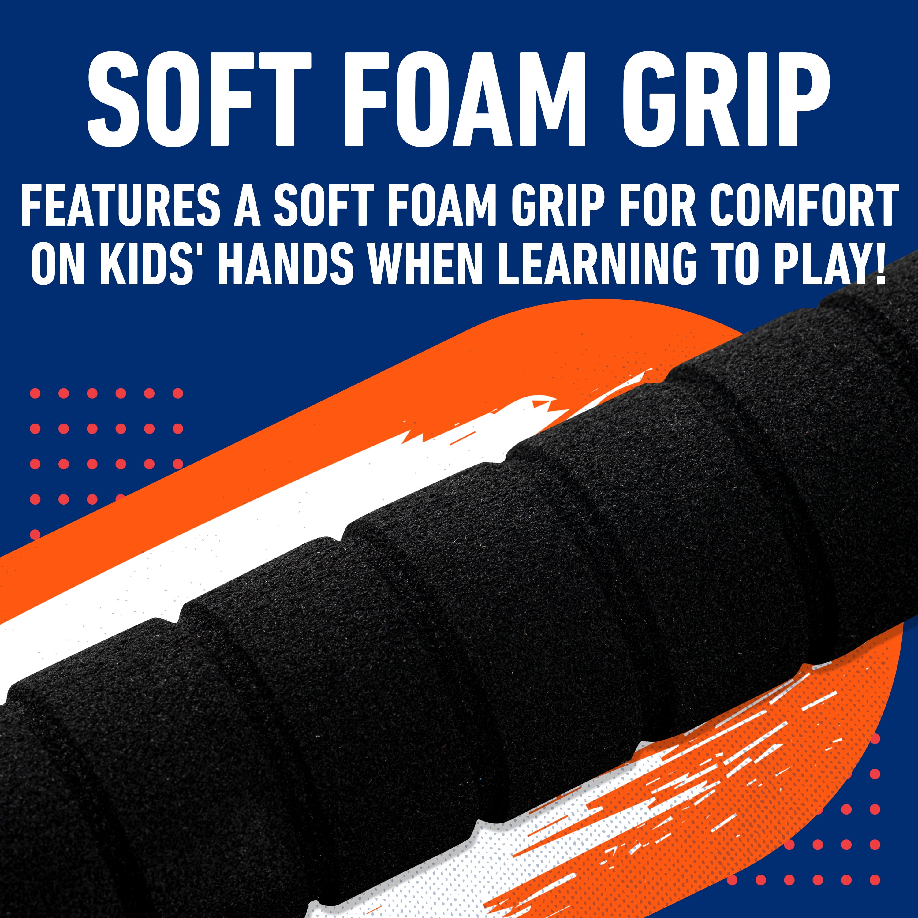 Franklin Sports MLB New York Mets Foam Bat + Ball Set, 21 in