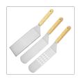 thumbnail image 1 of Sturdy Stainless Steel Spatula with Strong Wooden Handle - Professional Food Scraper for Grilling, Cooking, 1 of 1