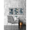 thumbnail image 4 of Marmont Hill Blue Florals Triptych, 4 of 6