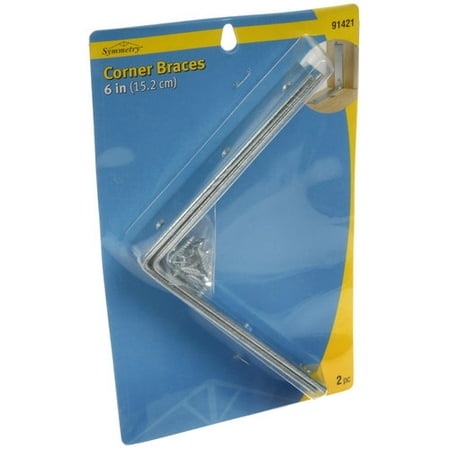 Symmetry 6" Corner Braces, 2pk