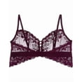 thumbnail image 2 of b.tempt'd by Wacoal womens b.tempt’d by Wacoal Opening Act Bralette, m, Purple, 2 of 3