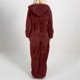 thumbnail image 4 of Mono con capucha de manga larga para mujer, pijama informal de invierno cálido, ropa de dormir Fridja  hfkajh102708, 4 of 6