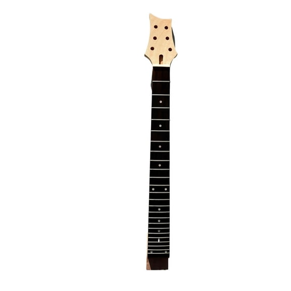 Mahogany Guitar Neck 24 Fret 24.75 inch  Rosewood Fretboard Dot Inlay Set in Heel