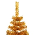 thumbnail image 2 of vidaXL Artificial Christmas Tree with Stand Gold 240 cm PET, 2 of 4