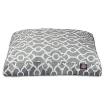 Majestic Pet | Athens Shredded Memory Foam Rectangle Pet Bed For Dogs, Removable Cover, Gray, Medium