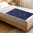 thumbnail image 4 of Washable Waterproof Incontinence Pads for Adults, Seniors, Postpartum, Non-Slip Bed Pad, Navy, Reusable 90x70 cm, 1 Count, 4 of 6
