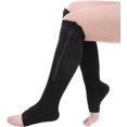 thumbnail image 1 of Bas de Compression, L/TG (Noir) 1 Chaussettes de Compression Zippées pour Hommes et Femmes Chaussettes de Compression pour Varices, Dème, 1 of 5