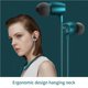 thumbnail image 2 of Cateissary Auricular Bluetooth para colgar en el cuello Auricular inalámbrico recargable por USB Bluetooth 5.0 Auricular inalámbrico Estéreo Bluetooth Cables de audio/vídeo Verde, 2 of 6