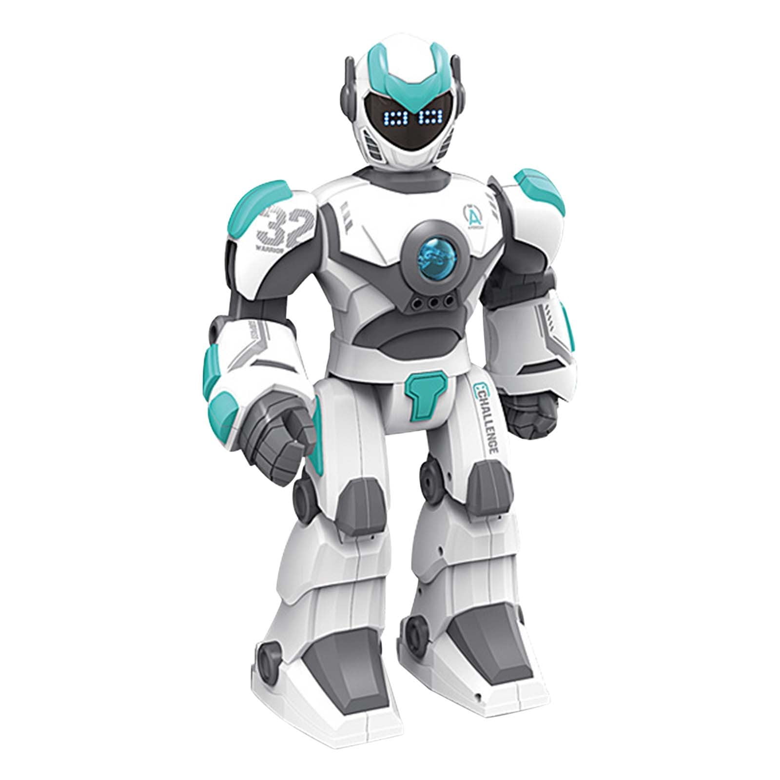 Interactive Robot Toy - Programmable Gesture Sensing Robot with Voice Dialogue, Remote Control for 5-8 Years, STEM Learning Model with Charging Cable, Intelligent Movement Toy,10.24x4.53x15.75 Inch