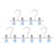 thumbnail image 1 of 5 piezas de pinzas para ropa de alta resistencia, ganchos para perchas para botas, soporte para botas, colgador de armario , abrazaderas azul, 1 of 9