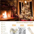 thumbnail image 3 of Christmas Tree Ribbon Light String Party Weddings Decoration Strip Office Decorative Supply Gift Packing Decorative Supply for Dormitory Office White Light, 3 of 9