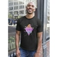 thumbnail image 2 of Summer Party Retro Disco Night T-Shirt Men -Image by Shutterstock, Male Large, 2 of 4