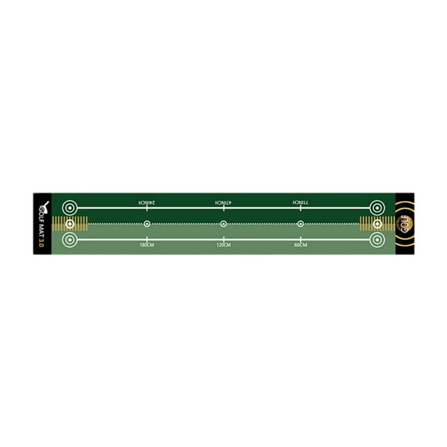 Almencla Tapis de Putting de Golf Tapis de Frappe de Golf pour Intérieur Extérieur Bureau Accessoires de Golf B