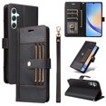thumbnail image 3 of FOXDOCK Funda tipo Cartera para Samsung Galaxy A55 – Cubierta de Cuero PU con Múltiples Ranuras, Bolsillo para Efectivo y Correa de Muñeca, 3 of 6