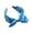 Blue, variant on Retro Paisley Print Bow Knot Wide Headband Fashion Hair Accessories For Women All Season Daily Wear