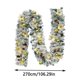 thumbnail image 3 of Ganfancp Navidad Decorativo Ratán Blanco Flocked Puerta Escalera Pasamanos Decoraciones Pinos Ramas Ratán Set Ofertas de La Semana 1X Simulación de Ratán,12X Flores de Navidad,12X Piñas,18X Bolas de, 3 of 7