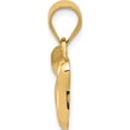 thumbnail image 3 of 14K Yellow Gold Chai Charm (19 X 13) Made In United States k5101, 3 of 6