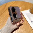 thumbnail image 5 of For Huawei P50 Pocket Glitter Design Ring Kickstand Hard PC Phone Cover, 5 of 5