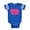 Royal Blue, variant on CafePress - Iowa - Cute Infant Baby Football Bodysuit