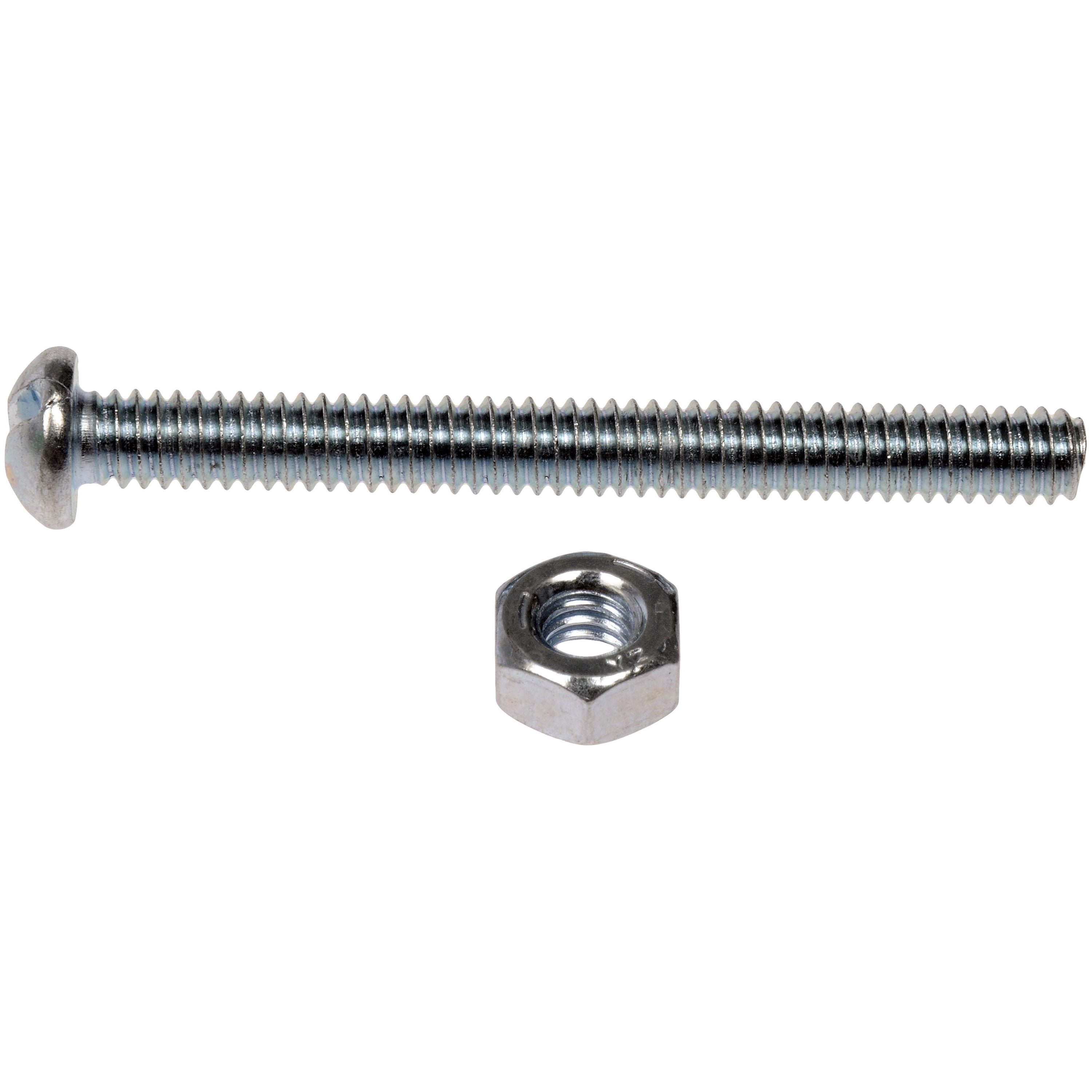 Dorman 784-612D Machine Screw With Nuts - 1/4 In.-20 X 2 In., 2-1/2 In. (Pack of 12)