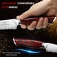 thumbnail image 3 of Cuchillo para Pan HOSHANHO 8" Acero Damasco Serrado Afilado, 3 of 7