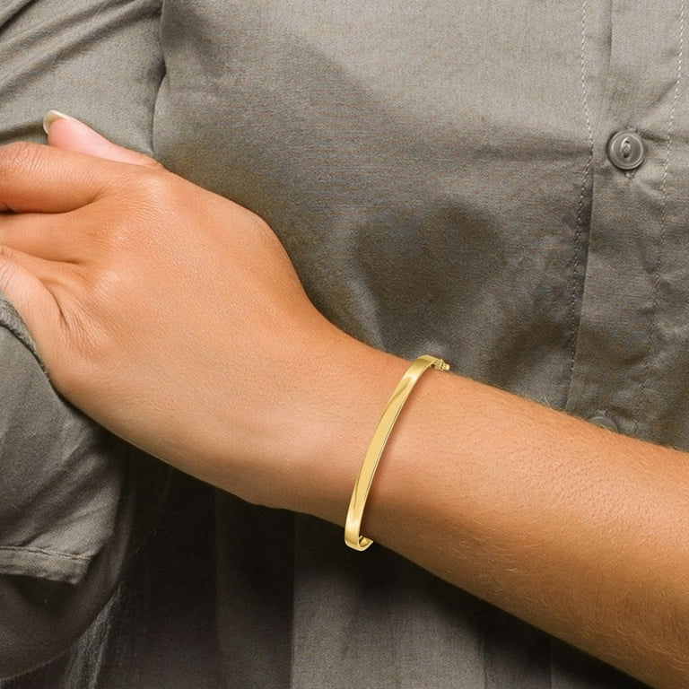 Oval bangle bracelet hot sale