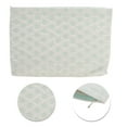 thumbnail image 4 of Bolsas de maquillaje planas rectangulares convenientes de 1 Pc para viajar, grandes, blancas y azules de poliéster, 4 of 5