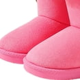 thumbnail image 4 of LvhaoGJOB Girls' Faux Fur Lined Snow Boots with Non-Slip Sole and Warm & Cozy, 4 of 4
