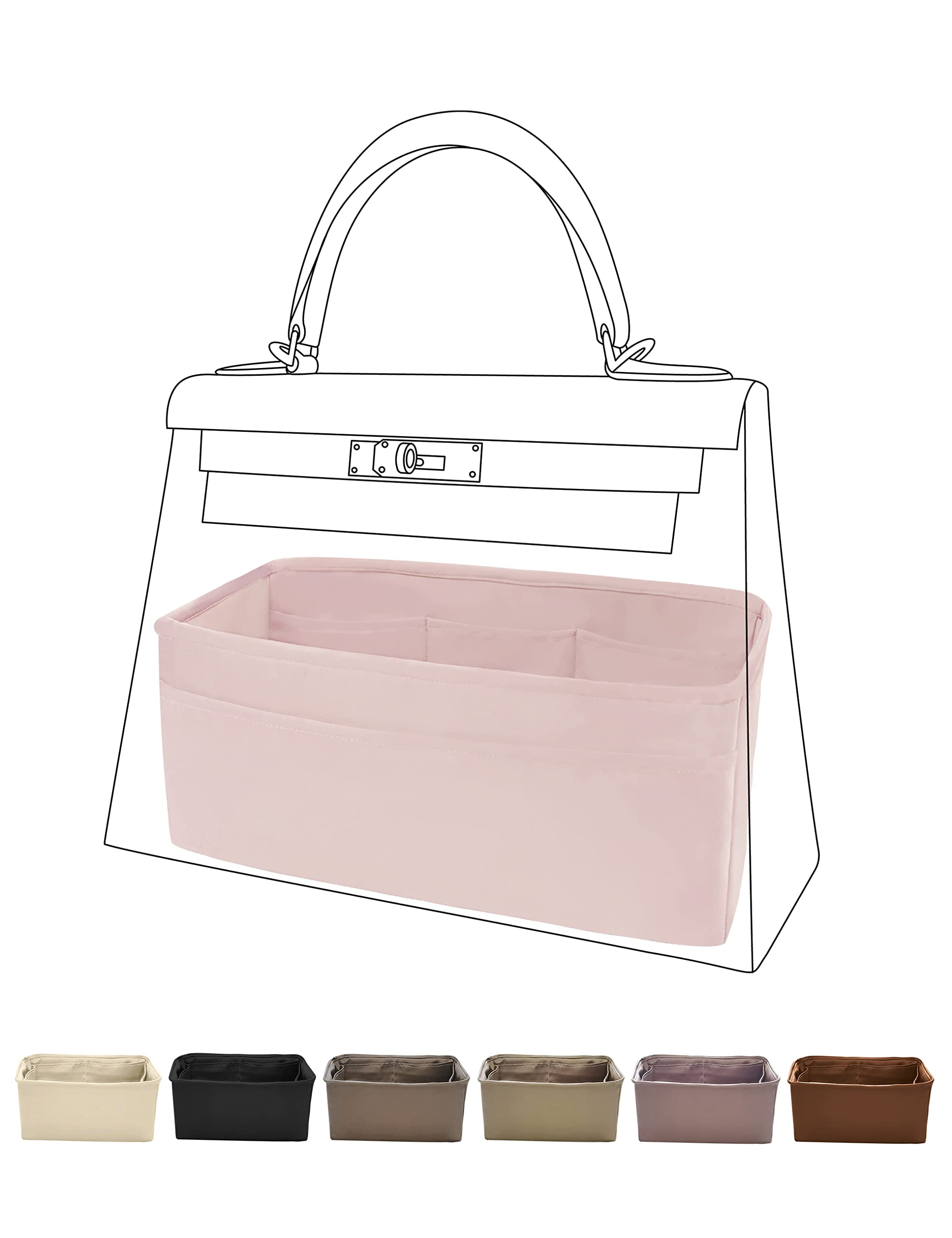  Regular Style Bag and Purse Organizer Compatible for the  Designer Bag Birkin 30, 35, and 40 : Handmade Products