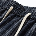 thumbnail image 3 of Ceisia Men Solid Color Multi Pocket Linen Workwear Pants Loose Wide Gift Leg Casual Trousers, 3 of 9