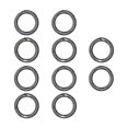 thumbnail image 5 of 28mm Circle Decorative Rings Snap Hook for Bag Keychain Round Carabiner Hiking Climbing Necessary 10pcs, 5 of 10