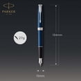 thumbnail image 3 of Parker Sonnet Blue CT Fountain Pen - Medium, 3 of 8