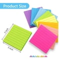 thumbnail image 2 of suxuMhao Adhesive Notes 3x3in Light Blue - 8 Packs Self-Stick Notes, 80 Sheets Per Pad Lined Sticky Memo, Annotation Tabs Reminder Tabs for Home Office, Total 640 Sheets Sticky Notes, 2 of 3