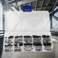 thumbnail image 3 of Carbon Steel Flat Head Machine Screw Assortment Sets Nails Screws Fasteners Screw Hardware Tool Cross Black Carbon Steel Electronics Industry Fasteners with Box, 3 of 7