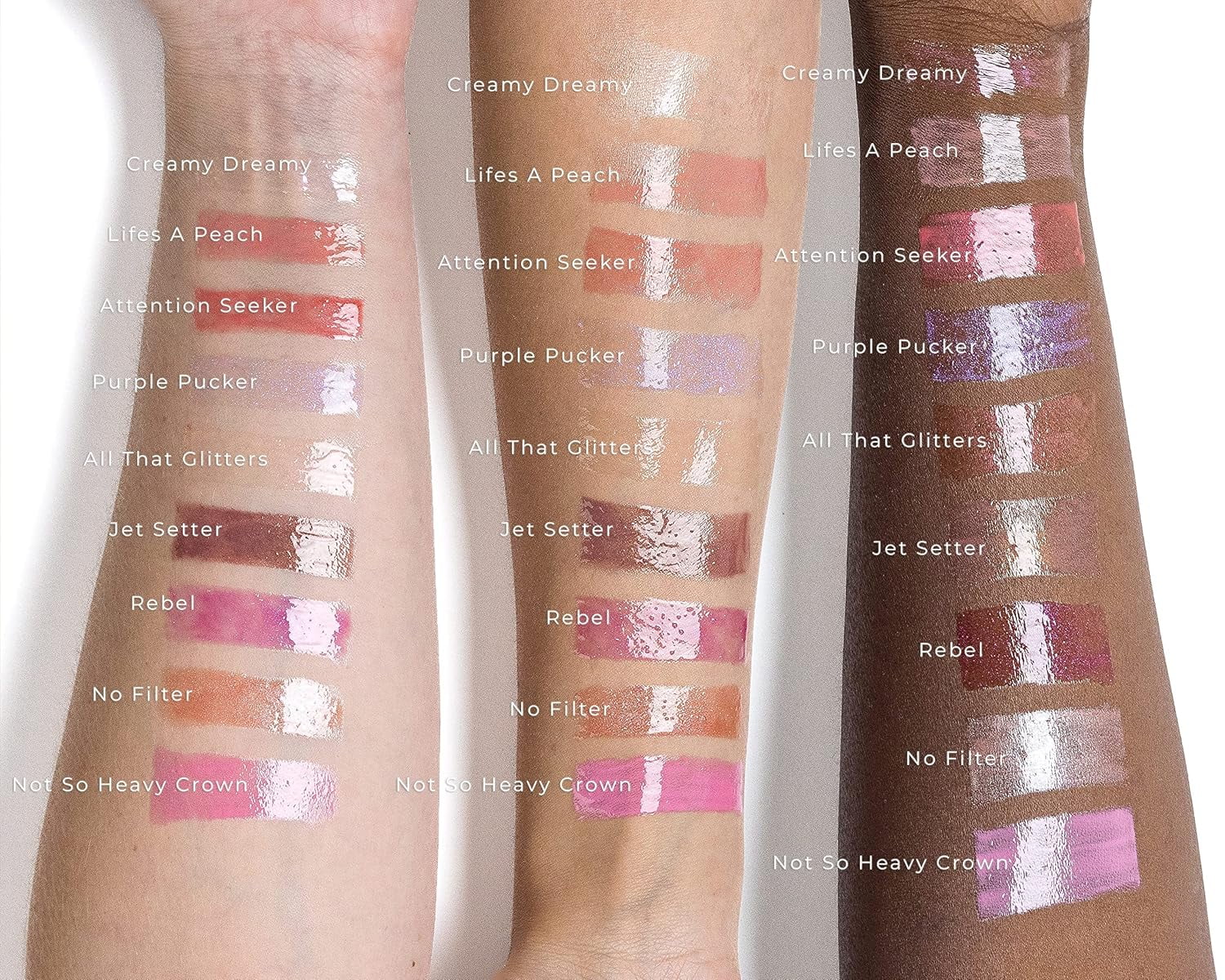 Rinna Beauty Lip Plumping Gloss – Creamy Dreamy High Shine Lip Gloss, Hydrating Vegan & Cruelty-Free