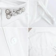 thumbnail image 5 of YooGuoGuo Rhinestone Fake Collar Detachable Dickey Collar Blouse Half Shirts Peter Pan Faux False Collar for Women, 5 of 6