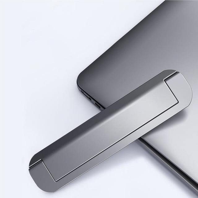 stanreset Support Invisible Ventilé en Alliage d'Aluminium pour Ordinateur Portable Pliable Support de Bureau Ajustable Argent