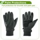 thumbnail image 3 of Guantes de ciclismo de dedo completo para hombres, guantes de motocicleta para escalar, motocicleta, ciclismo, doble forro polar, gris, talla única, 3 of 6