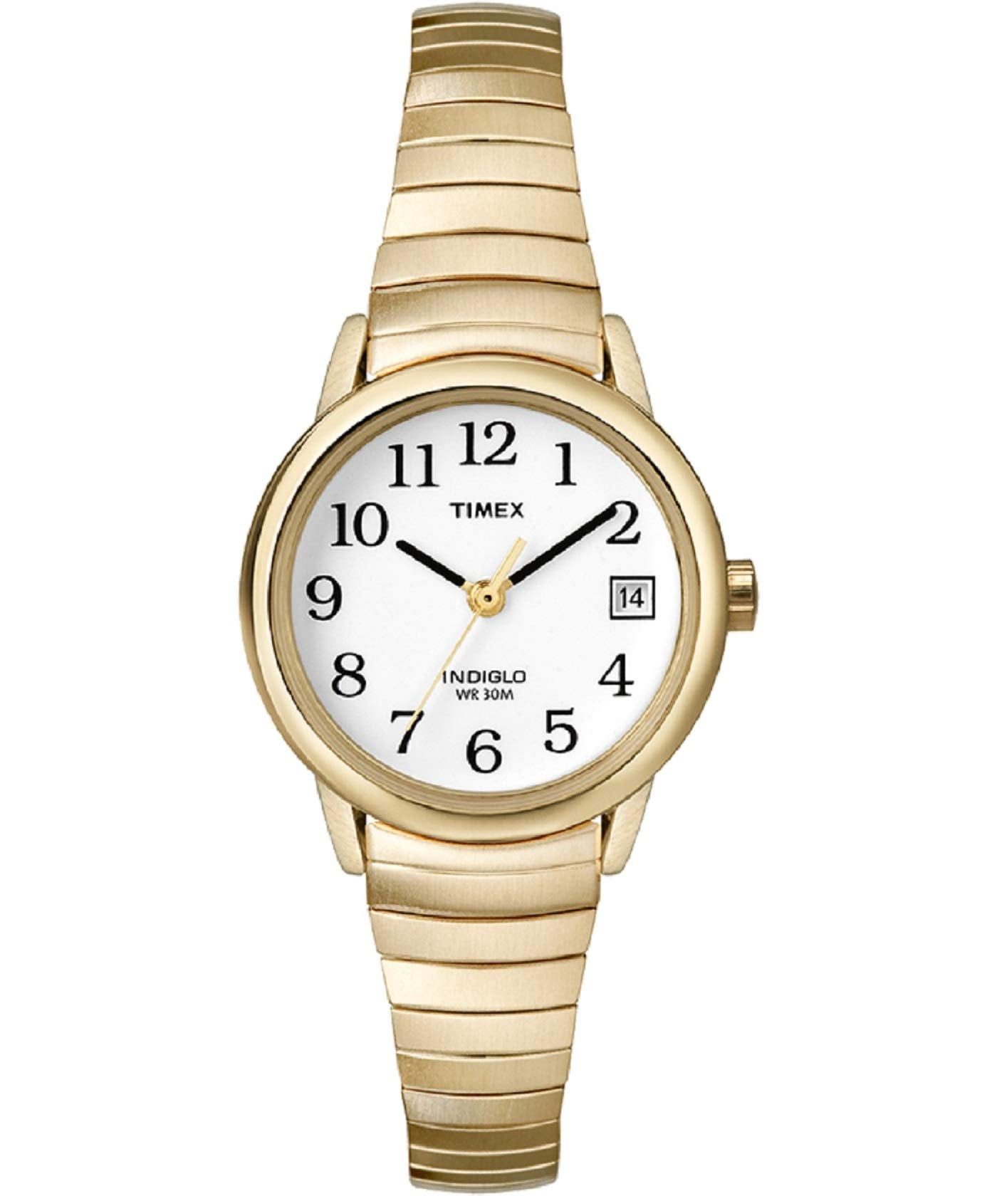 Timex Main Street Ladies Quartz Watch Gold Tone Expansion Bracelet 21mm Timex Women main image 2
