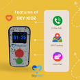 thumbnail image 3 of Sky Kidz® GPS Device| Kids Cell Phone | Call, Talk, Text, VM | 4G LTE Tracker for Kids, 3 of 8