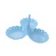 thumbnail image 4 of Bandeja de frutas para servir, bandeja superpuesta portátil para encimera, soporte decorativo para dulces Azul, 4 of 9