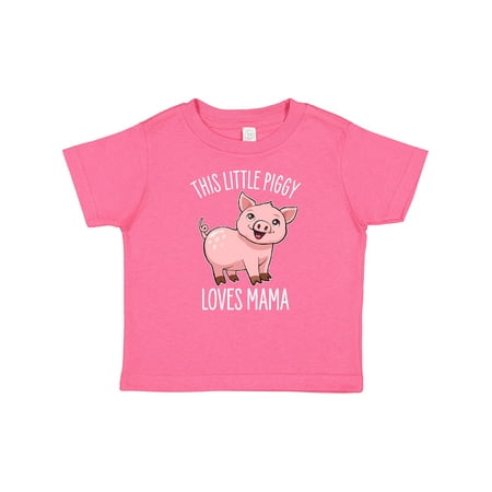 

Inktastic This Little Piggy Loves Mama- Cute Gift Baby Boy or Baby Girl T-Shirt