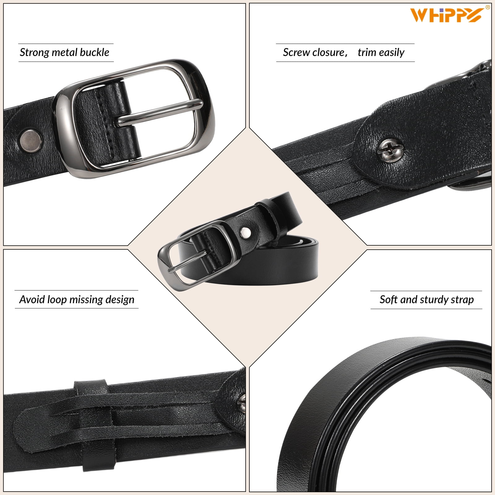 Women Leather Belts for Jeans Pants Fashion Dress Belt with Solid Pin  Buckle Luxury M Shaped Designer Brand Wait Band Strap