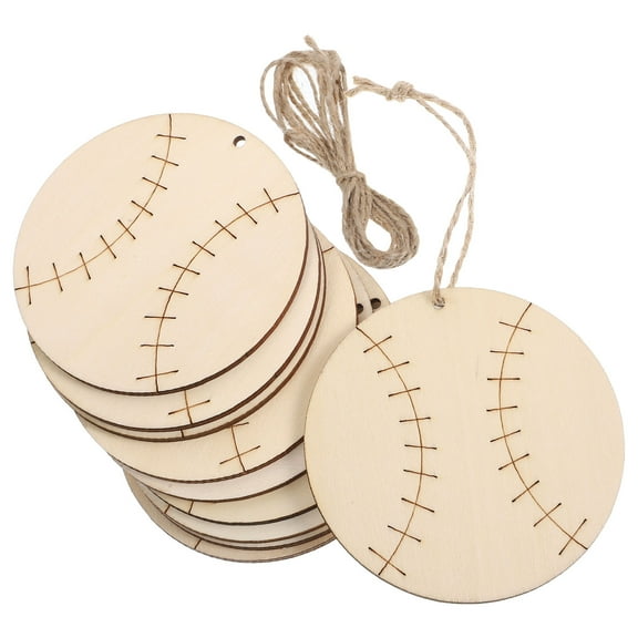 10 Pcs Basswood Blocks Wooden Paper Cutout Decoration 8.00X8.00X0.20CM Khaki