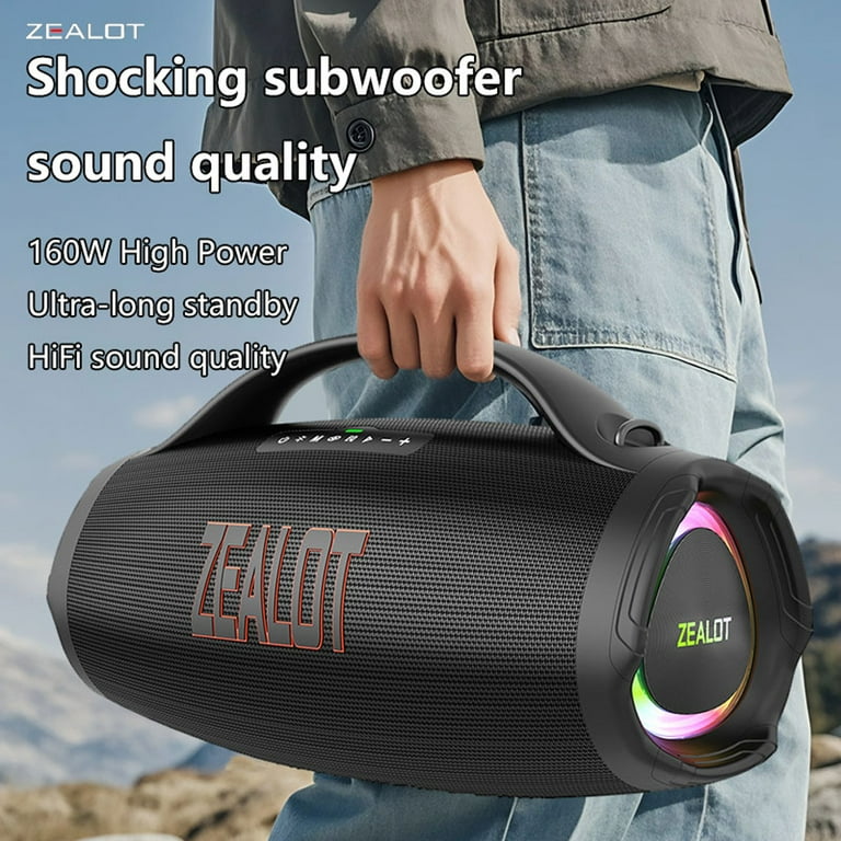 ZEALOT S98 160W Wireless speaker, Waterproof grade IPX5, Bual
