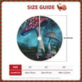 thumbnail image 4 of Bingfone Christmas Tree Skirt Mat Christmas Decoration Interior 30"-Fantasy Mushrooms, 4 of 8