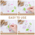 thumbnail image 4 of 150 Pack Clear Acrylic Photo Picture Keychain Blank Photo Insert Keyring DIY Personalize Favor for Family Friends, 4 of 7